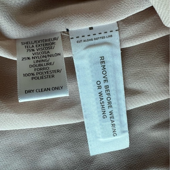 Loft Crushed Velvet Blush Swing Dress Size 6 - Picture 11 of 12